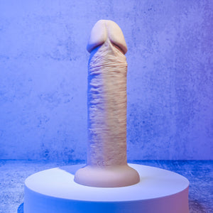 Evolved Girthy Rechargeable Vibrating Realistic Silicone Dildo Light or Dark, 6" Or 7" Vibrators - Realistic Vibrators  Buy in Singapore LoveisLove U4Ria