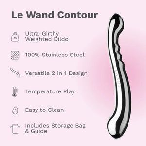 Le Wand Stainless Steel Contour Pleasure Massager