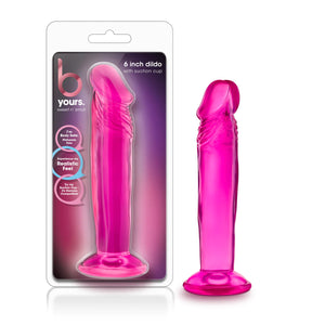 Blush Novelties B Yours Sweet N' Small 6 Inch Dildo Pink or Purple  Buy in Singapore LoveisLove U4Ria 