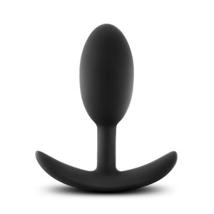 Anal Adventures Platinum Weighted Silicone Vibra Slim Plug Small or Medium Anal - Anal Probes & Tools Buy Sex Toys in Singapore LoveisLove U4Ria