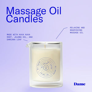 Dame Massage Oil Candle Intimacy & Mood 141 G For Us - Sexy Massage Buy Sex Toys in Singapore LoveisLove U4Ria