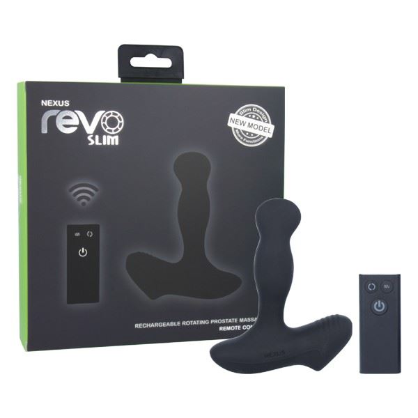 Nexus Revo Stealth or Revo Slim Remote Control Rotating Prostate Massager (New Improved Edition)