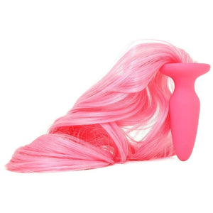 NS Novelties Unicorn Tails Silicone Butt Plug Rainbow or Pink Love is Love NS Novelties Unicorn Tails Silicone Butt Plug Rainbow or Pink Love is Love
