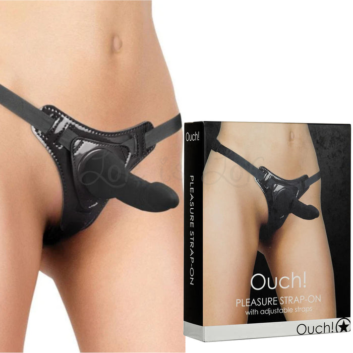 Shots Ouch! Strap-on with Adjustable Straps and 4.3 Inch Dildo