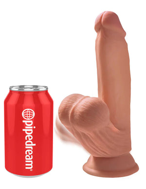 King Cock Plus Triple Density Cock With Swinging Balls 6 Inch or 7 Inch, Light or Tan Buy in Singapore LoveisLove U4Ria 