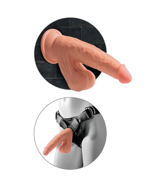 King Cock Plus Triple Density Cock With Swinging Balls 6 Inch or 7 Inch, Light or Tan Buy in Singapore LoveisLove U4Ria 
