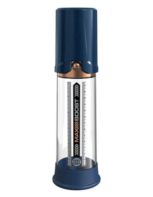 Pump Worx Max Boost Piston-Action Power Pump Black or Blue (Could Fill The Tube With Water) For Him - Penis Pumps & Enlargers Buy in Singapore LoveisLove U4Ria