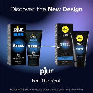 Pjur Man STEEL Gel 50 ML 1.7 FL OZ (New Packaging)