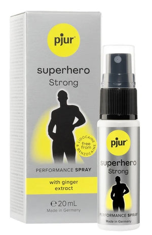 Pjur Superhero Performance for Men 20 ML Enhancers & Essentials - Delay Pjur Pjur Superhero STRONG Performance Spray 20 ml (0.68 fl oz)  Buy in Singapore LoveisLove U4Ria 