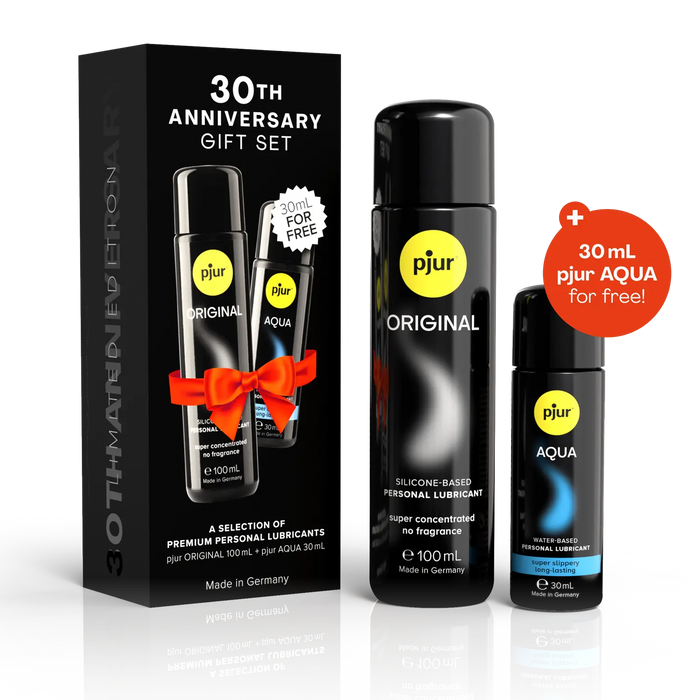 Pjur 30th Anniversary Gift Set ORIGINAL 100 ML + AQUA 30 ML