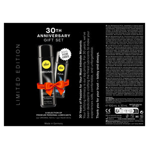 Pjur 30th Anniversary Gift Set ORIGINAL 100 ML + AQUA 30 ML Lubes & Toy Cleaners - Silicone Based Buy Sex Toys in Singapore LoveisLove U4Ria