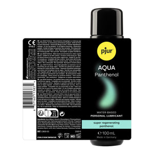 Pjur Aqua Panthenol Water-Based Lubricant 30ml or 100ml or 250ml (All In Brand New Packaging)