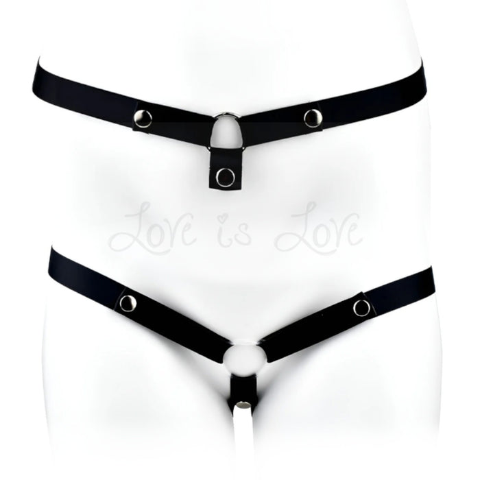 PU Belt Accessory for Chastity Cage Black