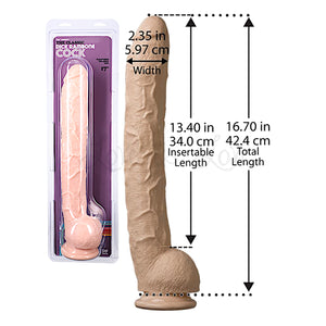 Doc Johnson Dick Rambone Cock 17 Inch ( New Latest Packaging ) Dildos - Porn Star Molded Dildos Doc Johnson  Buy in Singapore LoveisLove U4Ria