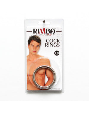 Rimba Stainless Steel Seamless Solid Cock Ring RIM 7371 (Nickel Free Top Quality Metal)