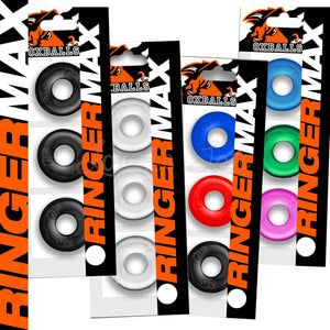 OxBalls Ringer Max 3-Pack Max Cock Ring OX-3200  (Extra Grip Ballsack Stackers)