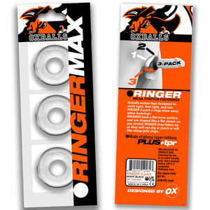 OxBalls Ringer Max 3-Pack Max Cock Ring OX-3200  (Extra Grip Ballsack Stackers)