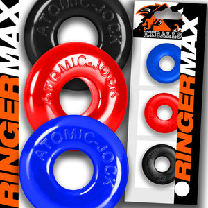 OxBalls Ringer Max 3-Pack Max Cock Ring OX-3200  (Extra Grip Ballsack Stackers)