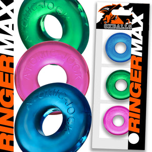 OxBalls Ringer Max 3-Pack Max Cock Ring OX-3200  (Extra Grip Ballsack Stackers)