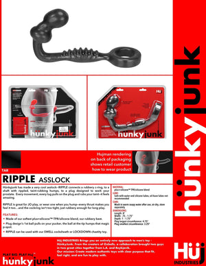 Oxballs Hunkyjunk RIPPLE Asslock Tar