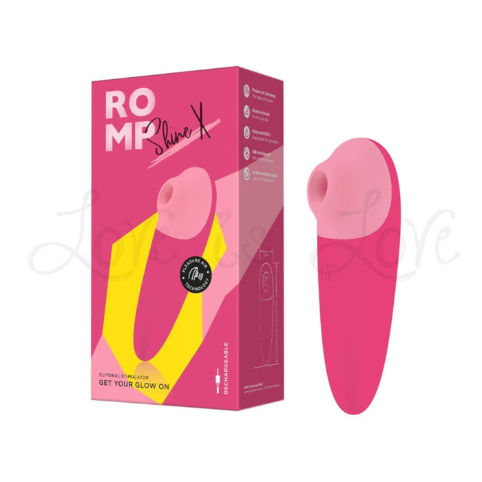 Romp Shine X Rechargeable Clitoral Stimulator Get Your Glow On