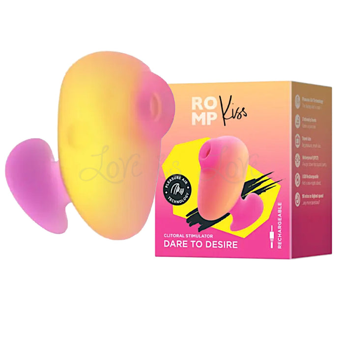 Romp Kiss Rechargeable Clitoral Stimulator Dare to Desire