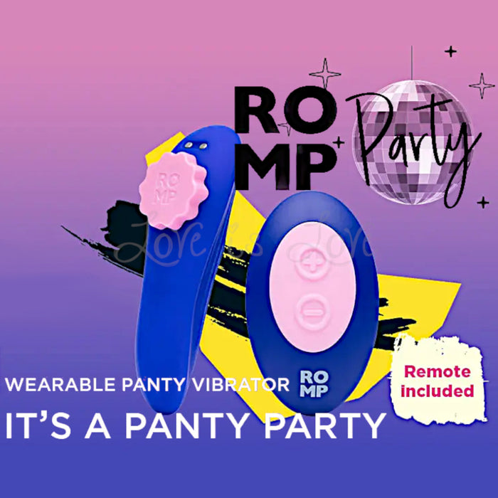 Romp Party Rechargeable Wearable Panty Vibrator Only You're Invited