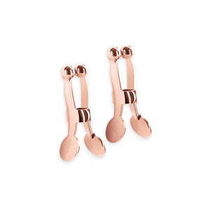 NS Novelties Bound Metal Nipple Clamps C1 Rose Gold or Gunmetal Buy in Singapore LoveisLove U4Ria