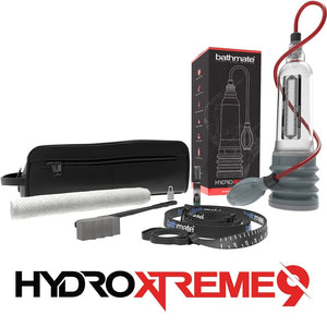 Bathmate HydroXtreme 5/6/7/8/9/11 Penis Pump Clear [Authorized Dealer] (FREE Pump Timer)