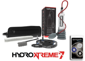 Bathmate HydroXtreme 5/6/7/8/9/11 Penis Pump Clear [Authorized Dealer] (FREE Pump Timer)