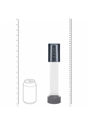 Shots Pumped HyperPump Rechargeable Penis Pump Gun Metal For Him - Penis Pumps & Enlargers Buy Sex Toys in Singapore LoveisLove U4Ria
