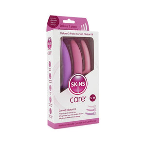 Creative Conceptions Skins Care Deluxe Silicone Curved Dilator 3-Piece Kit (S-M or M-L) or 5-Piece Kit (S-M-L) For Her - Dilator Kit/Set  Buy Sex Toys in Singapore LoveisLove U4Ria