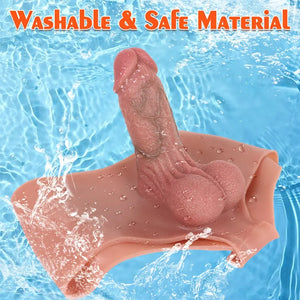 Silicone Strap-on Hollow Penis Briefs 5.3 INCH Strap-Ons & Harnesses - Strap-On Dildos Buy Sex Toys in Singapore LoveisLove U4Ria