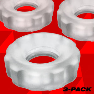 Oxballs Hunkyjunk Super Huj 3-Pack No Roll Cockrings