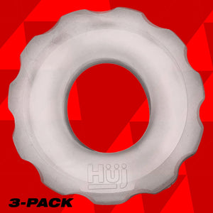 Oxballs Hunkyjunk Super Huj 3-Pack No Roll Cockrings