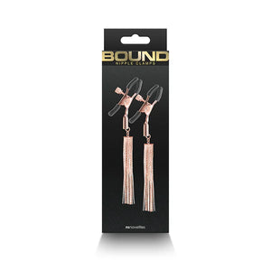 NS Novelties Bound Adjustable Nipple Clamps Rose Gold C2 With Ring or D2 Buy in Singapore LoveisLove U4Ria 
