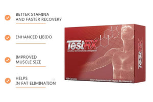 TestRX Natural Testosterone Supplement - Anti-Aging