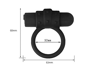 Vibrating Rechargeable Cock Ring with Clitoral Stimulation Bumps Cock Rings - Vibrating Cock Rings Buy in Singapore LoveisLove U4Ria
