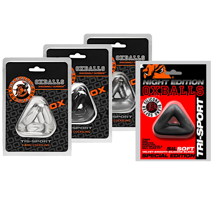 Oxballs Atomic Jock Tri-Sport 3-Ring Sling AJ-1076 [Authorized Dealer]