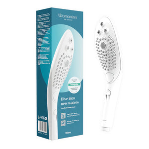 Womanizer Wave Shower Head 2-in-1 Masturbator or (Shower Hose and Arm Mount Set) Buy in Singapore LoveisLove U4Ria 