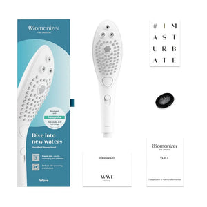 Womanizer Wave Shower Head 2-in-1 Masturbator or (Shower Hose and Arm Mount Set) Buy in Singapore LoveisLove U4Ria 