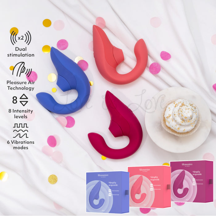 Womanizer Blend Clitoral and G-Spot Dual Stimulation Vibrator (Free Affirmation Cards)
