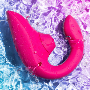Womanizer Blend Clitoral and G-Spot Dual Stimulation Vibrator (Free Affirmation Cards)