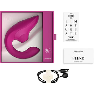 Womanizer Blend Clitoral and G-Spot Dual Stimulation Vibrator Buy in Singapore LoveisLove U4Ria