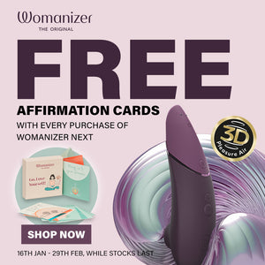 Womanizer Next Rechargeable Clitoral Stimulator with 3D Pleasure Air Technology  (Free Womanizer Affirmation Cards)