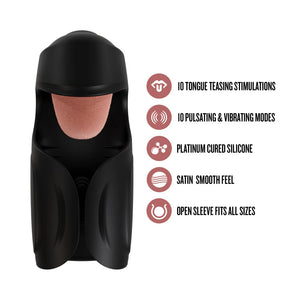 Blush M For Men Lickety Split Vibrating Penis Head Stimulator Black Male Masturbators - Vibrating Masturbators Buy in Singapore LoveisLove U4Ria