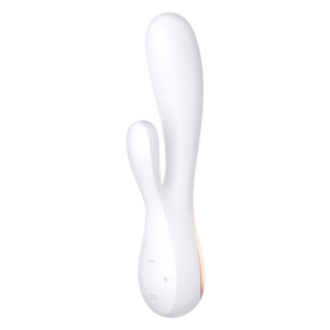 Satisfyer Mono Flex App-Controlled Rabbit Vibrator White love is love buy sex toys in singapore u4ria loveislove