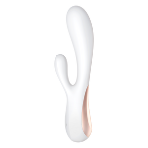 Satisfyer Mono Flex App-Controlled Rabbit Vibrator White love is love buy sex toys in singapore u4ria loveislove