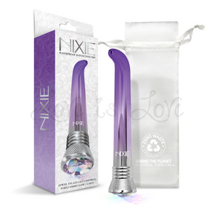 Nixie Jewel Ombre G-Spot Vibrator Glow Purple Buy in Singapore LoveisLove U4ria