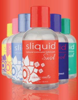 Sliquid Naturals Swirl Flavored Water Based Lube 4.2 FL OZ 125 ML